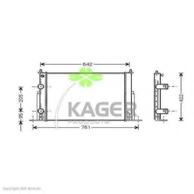 Radiator racire motor