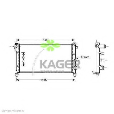 Radiator racire motor