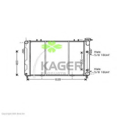 Radiator racire motor