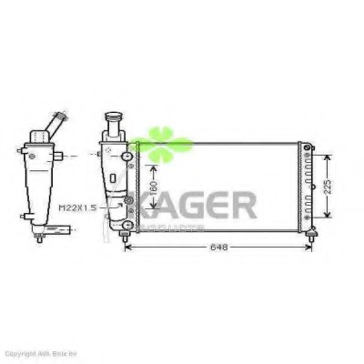 Radiator racire motor