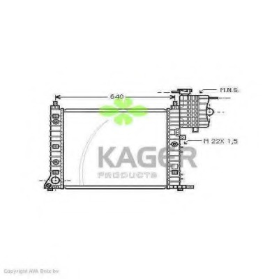 Radiator racire motor