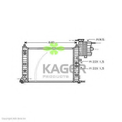 Radiator racire motor