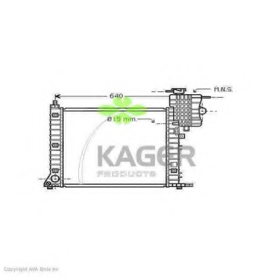 Radiator racire motor