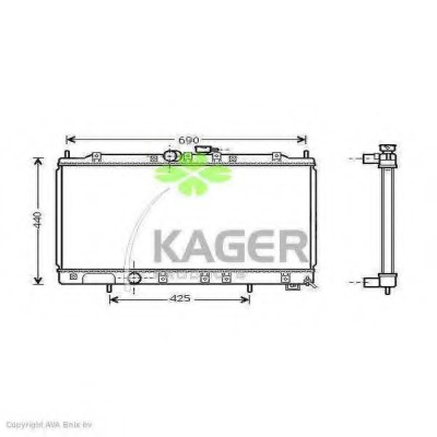 Radiator racire motor