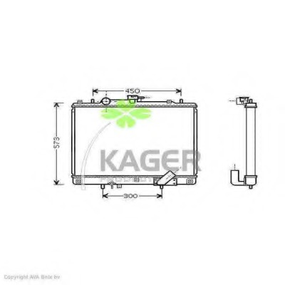 Radiator racire motor