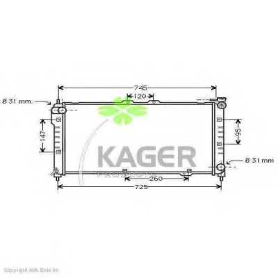 Radiator racire motor