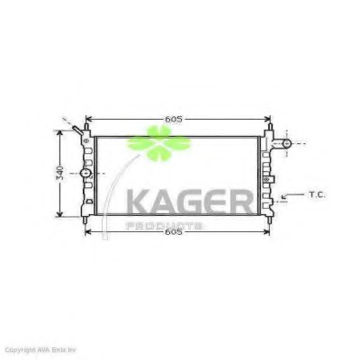 Radiator racire motor