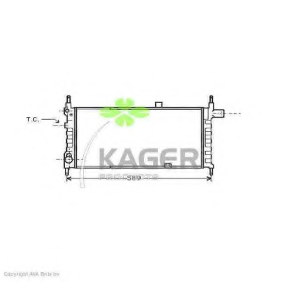 Radiator racire motor