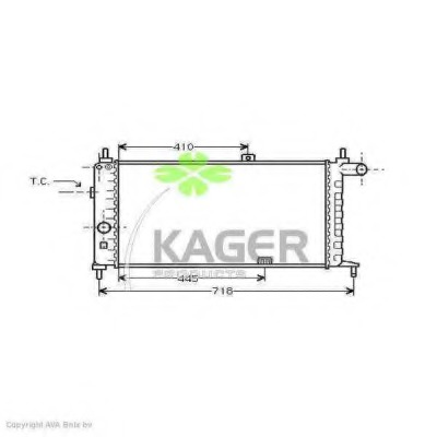 Radiator racire motor