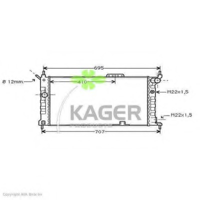 Radiator racire motor