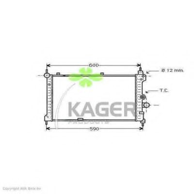 Radiator racire motor