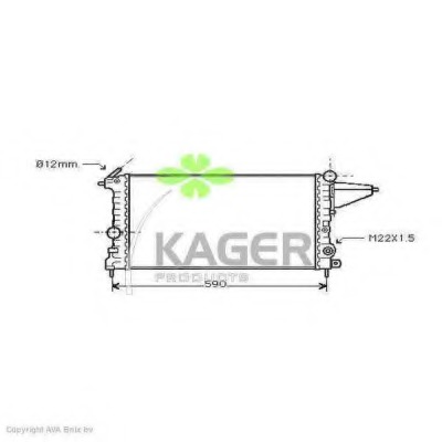 Radiator racire motor