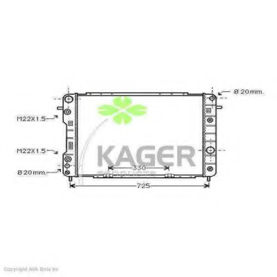 Radiator racire motor