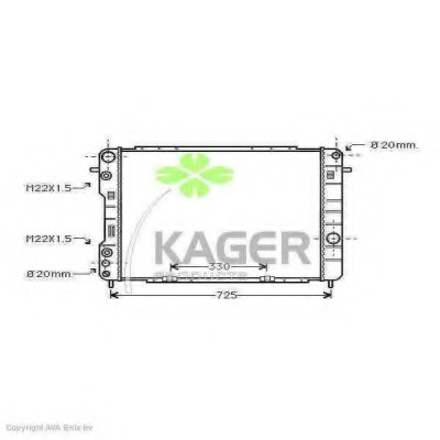 Radiator racire motor