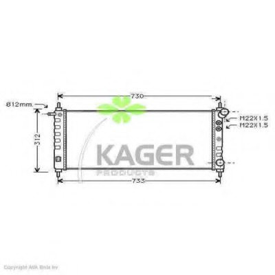 Radiator racire motor