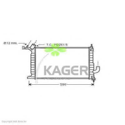 Radiator racire motor