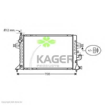 Radiator racire motor