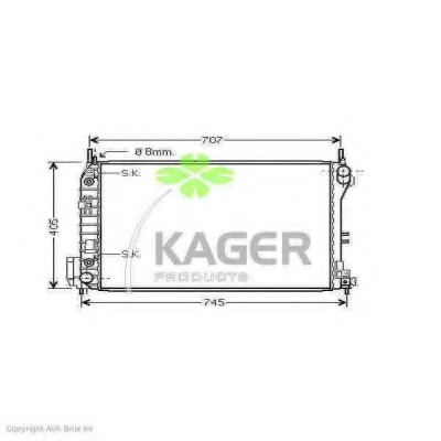 Radiator racire motor