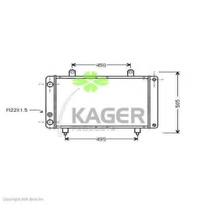 Radiator racire motor