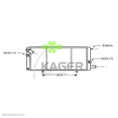 Radiator racire motor