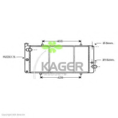 Radiator racire motor