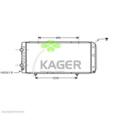 Radiator racire motor