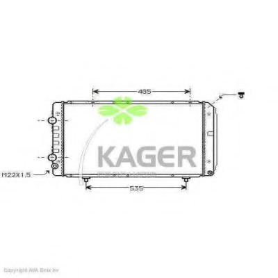 Radiator racire motor