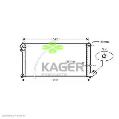 Radiator racire motor