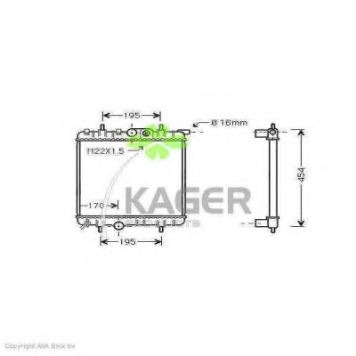 Radiator racire motor