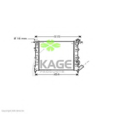 Radiator racire motor