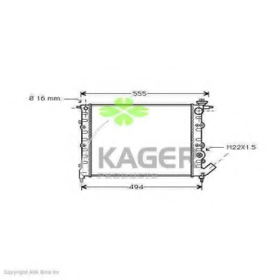 Radiator racire motor