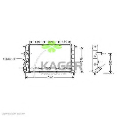 Radiator racire motor