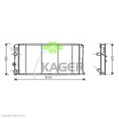 Radiator racire motor