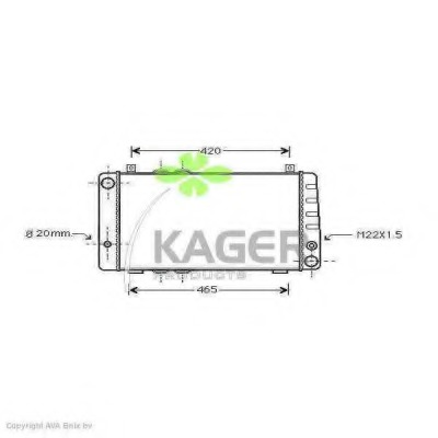 Radiator racire motor