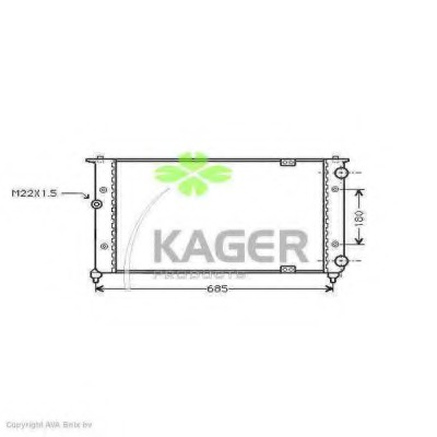 Radiator racire motor