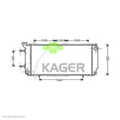 Radiator racire motor