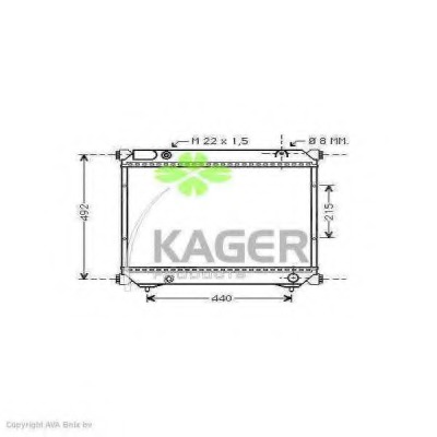 Radiator racire motor