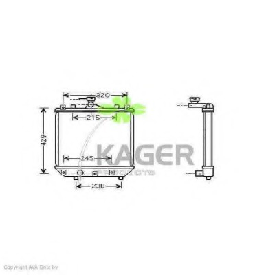 Radiator racire motor