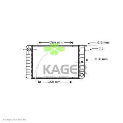 Radiator racire motor