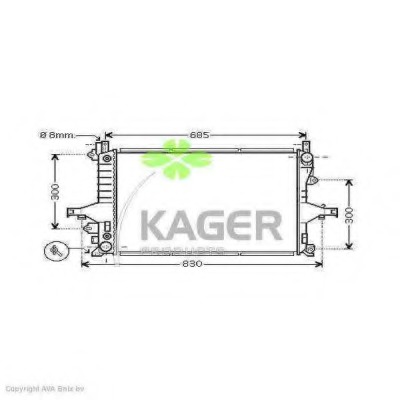 Radiator racire motor