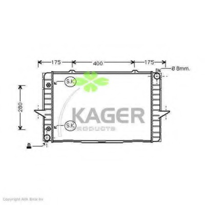 Radiator racire motor