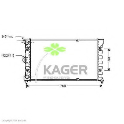 Radiator racire motor