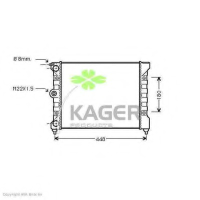 Radiator racire motor