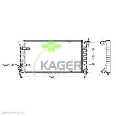 Radiator racire motor