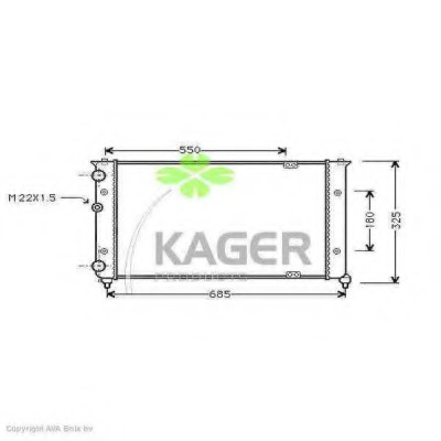 Radiator racire motor