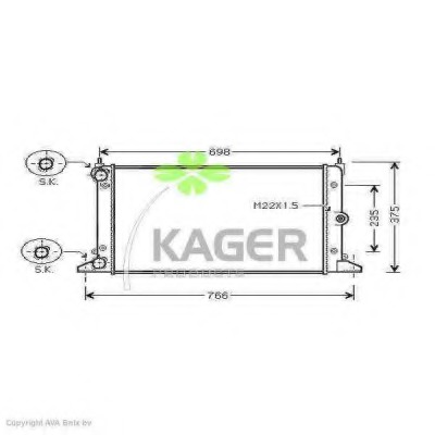 Radiator racire motor