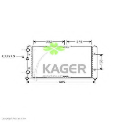 Radiator racire motor