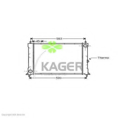 Radiator racire motor