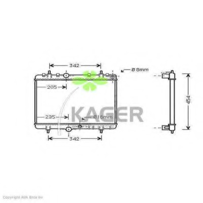 Radiator racire motor