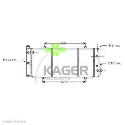 Radiator racire motor